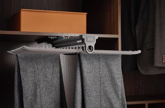 Top Mounted Pants Rack With Two-Row - Stellano Series