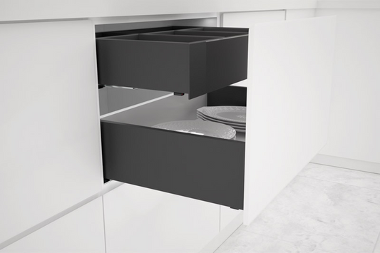 Slim Double Wall Drawer With 4D Adjustment (8 Way)